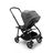Bugaboo Bee 6 seat stroller grey mélange sun canopy, grey mélange fabrics, black base - Thumbnail Slide 3 of 3