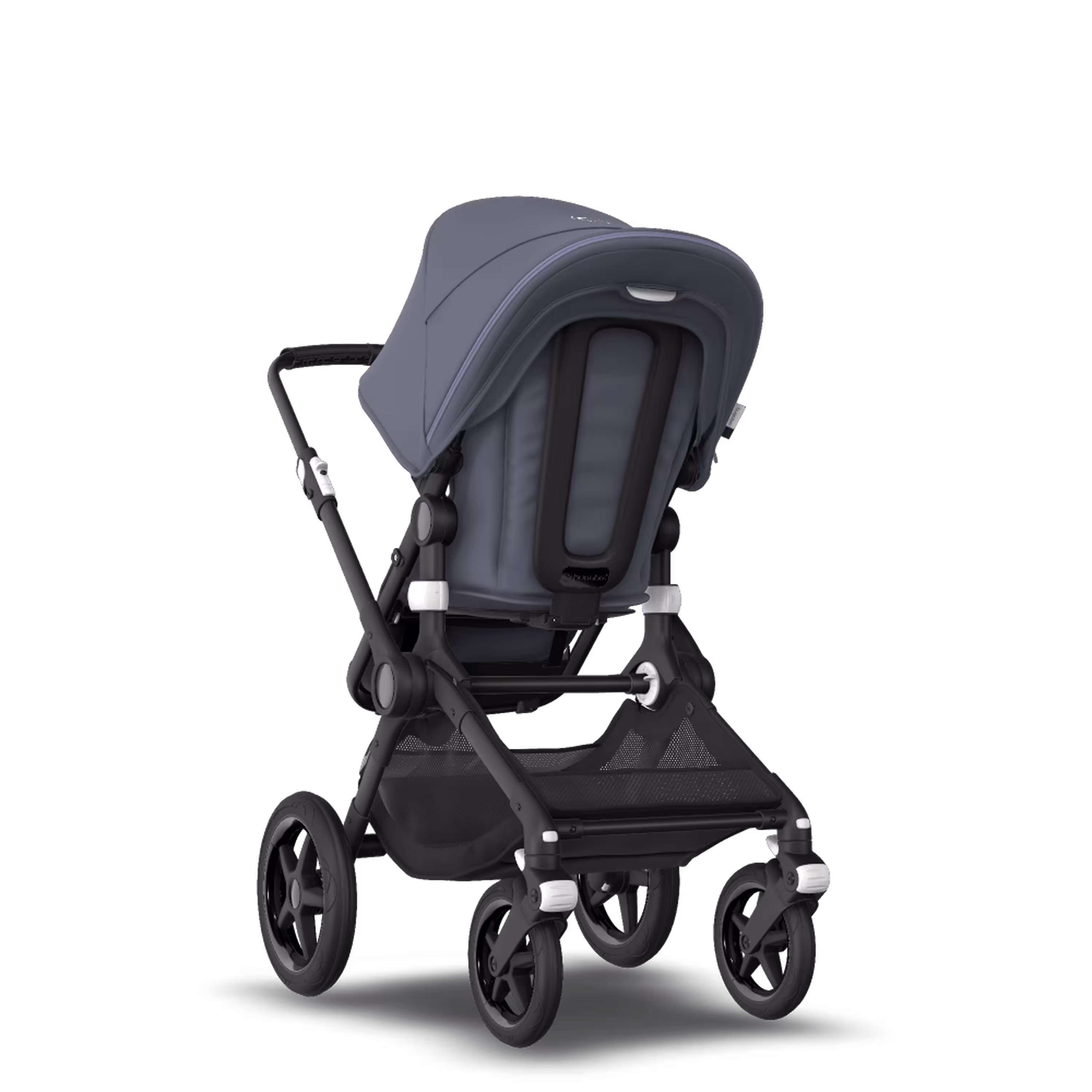 Bugaboo Fox 2 travel system steel blue sun canopy, steel blue fabrics, black base - Main Modal Image Slide 6 of 15