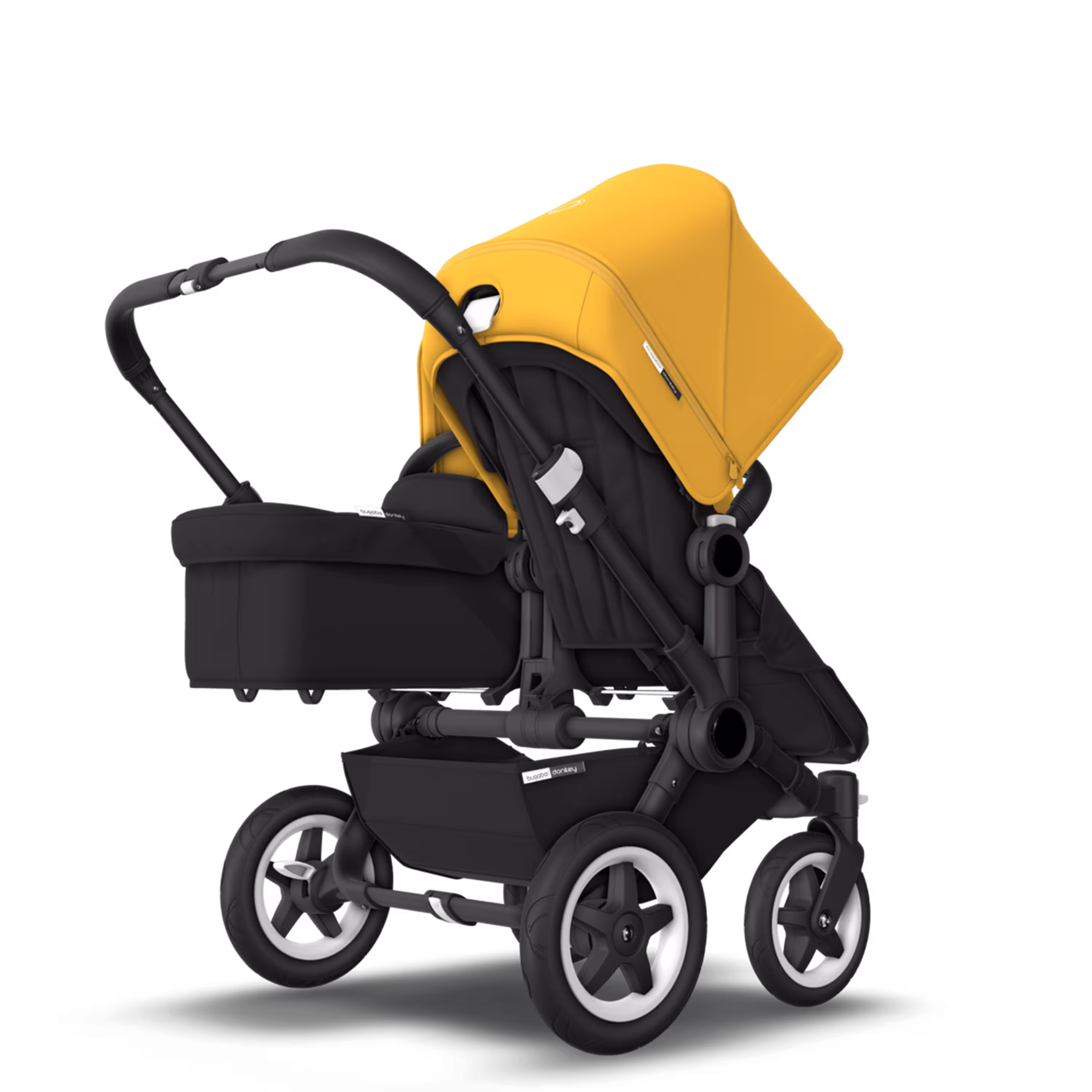 US - D2D stroller bundle black, black, sunrise yellow - Main Modal Image Slide 2 of 3