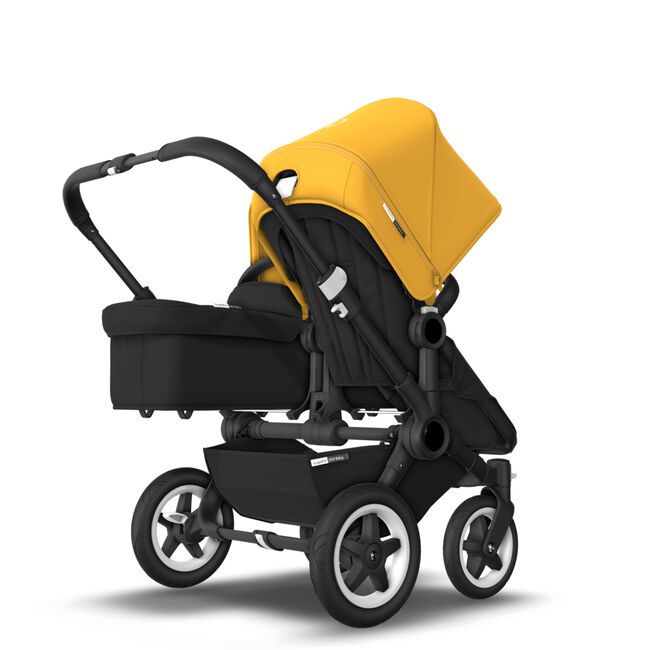US - D2D stroller bundle black, black, sunrise yellow - Main Image Slide 2 of 3
