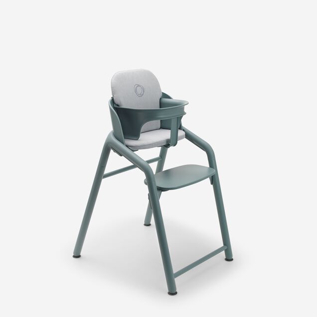 Bugaboo Giraffe chair and baby set in blue, with baby pillow set in light blue. - Main Image Slide 2 of 4