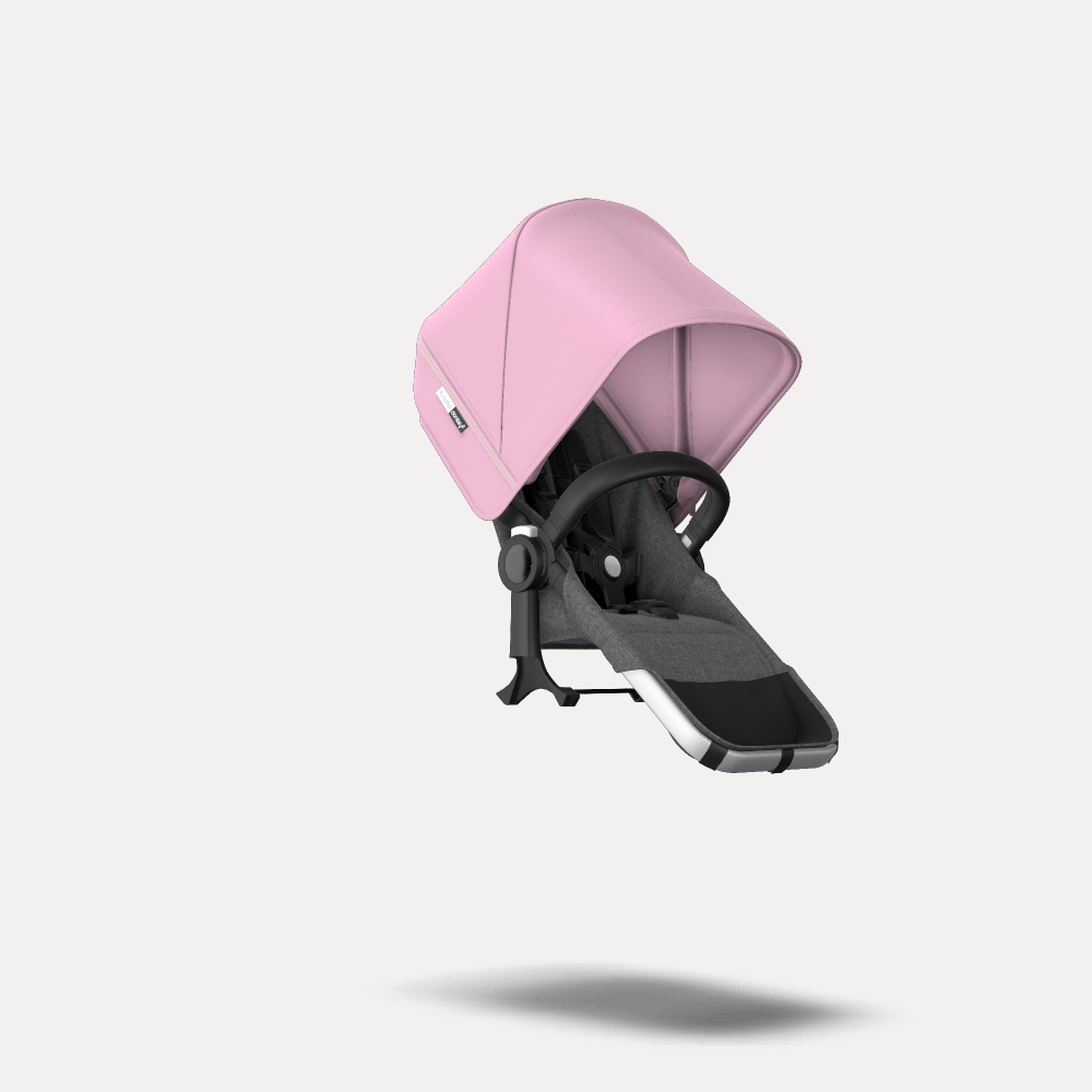 Refurbished Bugaboo Donkey2 duo extension compl ALU/BLACK-SOFT PINK - Main Modal Image Slide 1 of 1