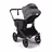 PP Bugaboo Donkey 5 Mono bassinet and seat stroller black base, midnight black fabrics, grey mélange sun canopy - Thumbnail Slide 4 van 11