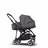 Bugaboo Bee 5 travel system grey melange sun canopy, grey melange fabrics, black base - Thumbnail Slide 6 of 19