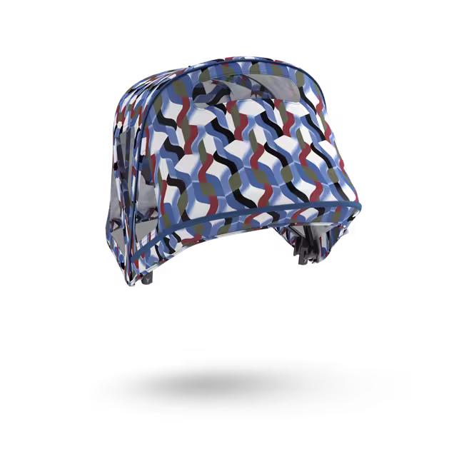 Bugaboo Fox/Cameleon3 breezy sun canopy WAVES - Main Image Slide 5 of 9