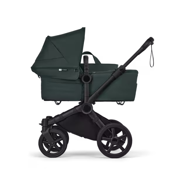 Bugaboo Donkey 6 2-in-1  stroller black base, fern green fabrics, fern green sun canopy - Main Image Slide 2 of 10