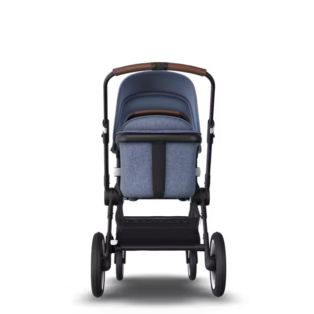 ASIA - Bugaboo Fox stroller bundle Black blue melange - Main Image Slide 3 of 6