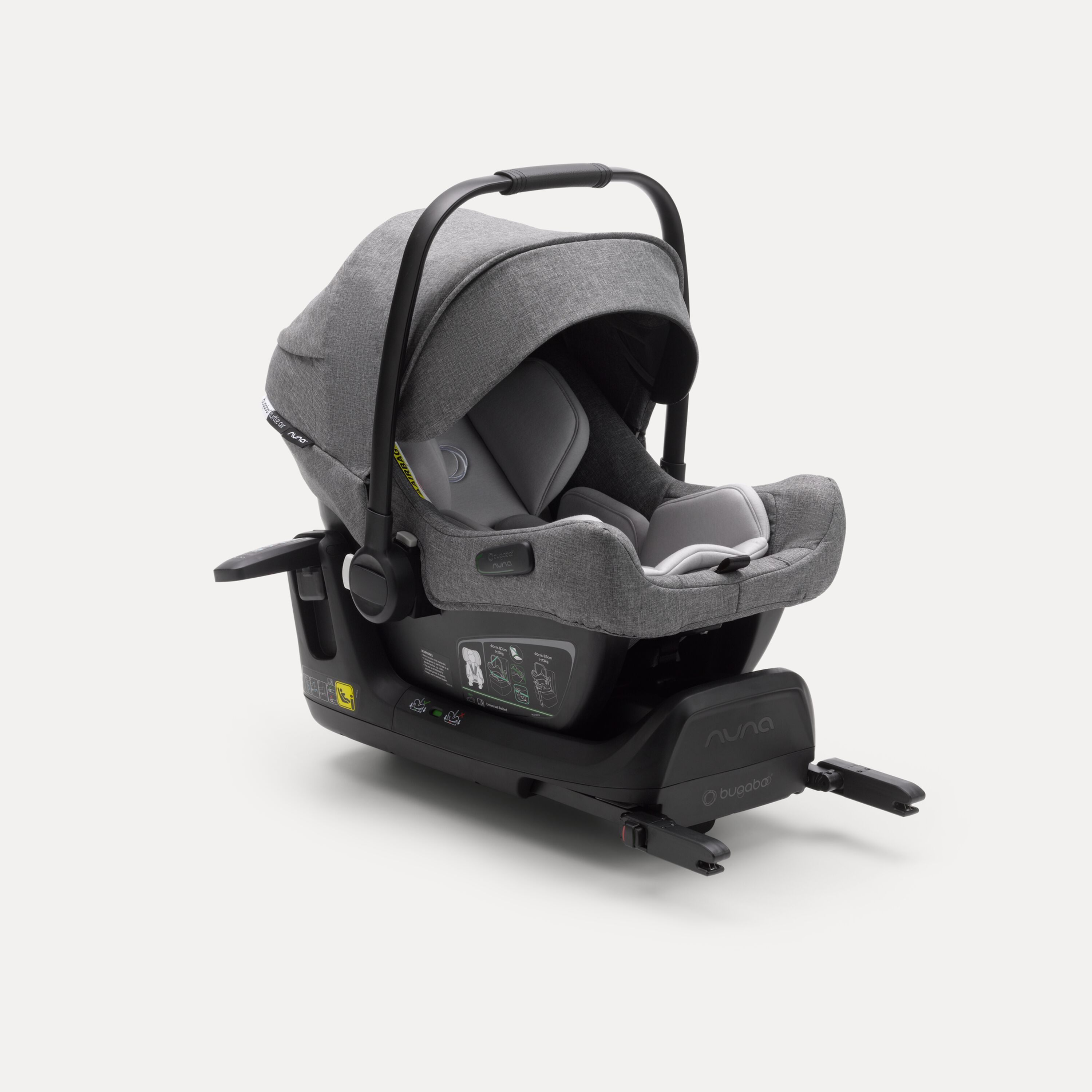Bugaboo Turtle air by Nuna car seat UK GREY with Isofix wingbase - Main Modal Image Slide 2 of 9