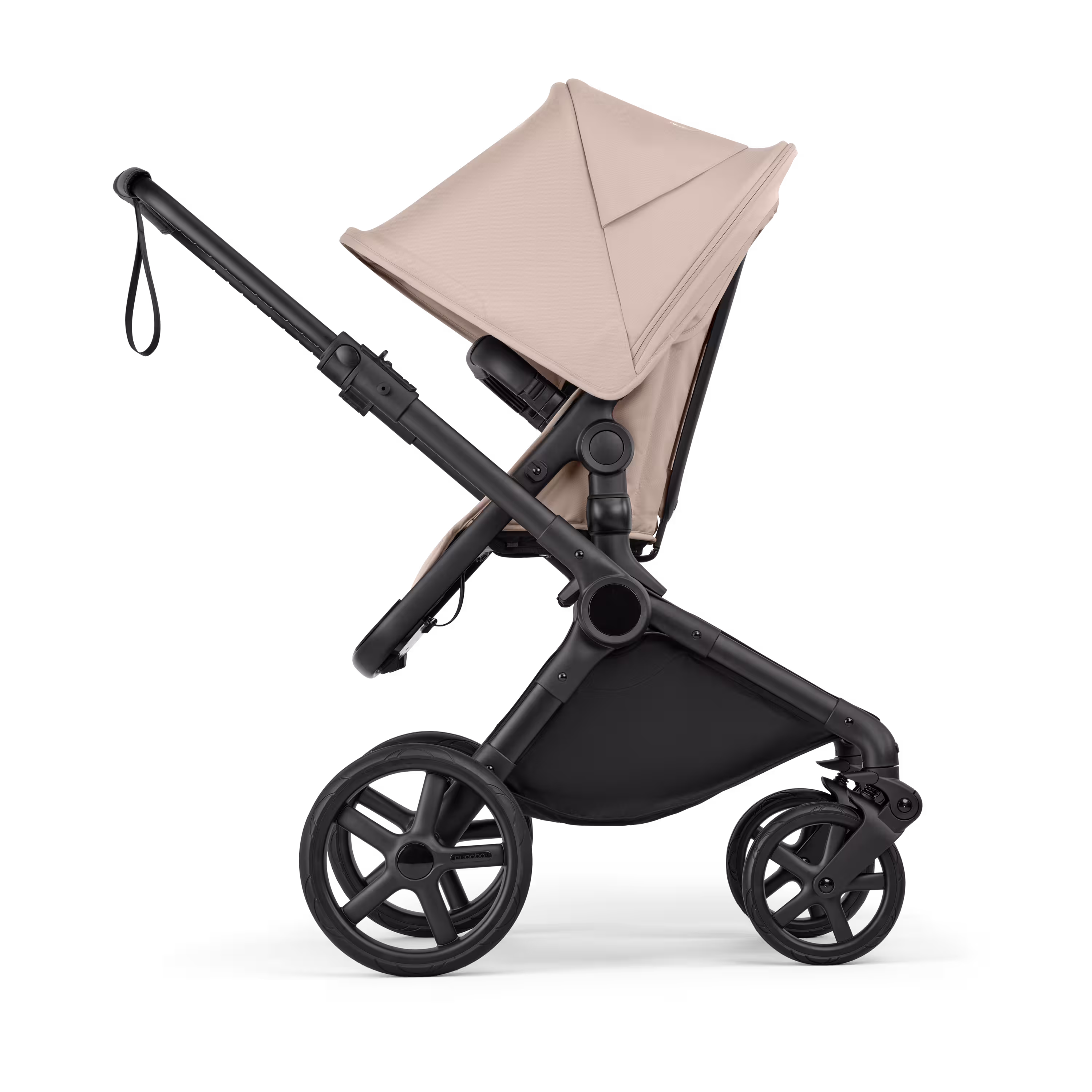 Bugaboo Cub 2-in-1 pram black base, desert taupe fabrics, desert taupe sun canopy - Main Modal Image Slide 3 of 11