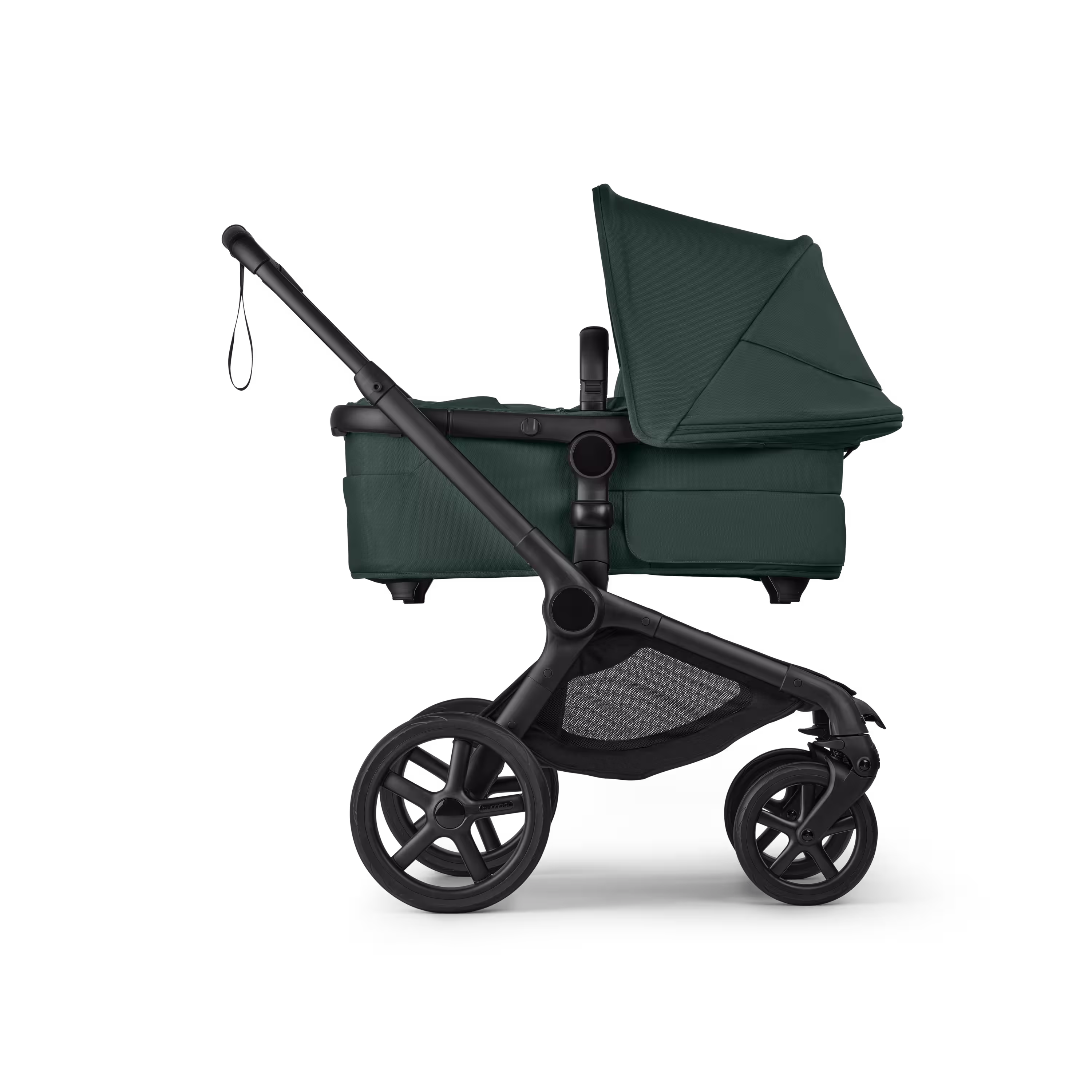 Bugaboo Fox 5 Renew 2-in-1 stroller black base, fern green fabrics, fern green sun canopy - Main Modal Image Slide 2 of 12