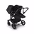 Bugaboo Donkey 5 twin stroller black base, midnight black fabrics, midnight black sun canopy - Thumbnail Slide 3 of 12