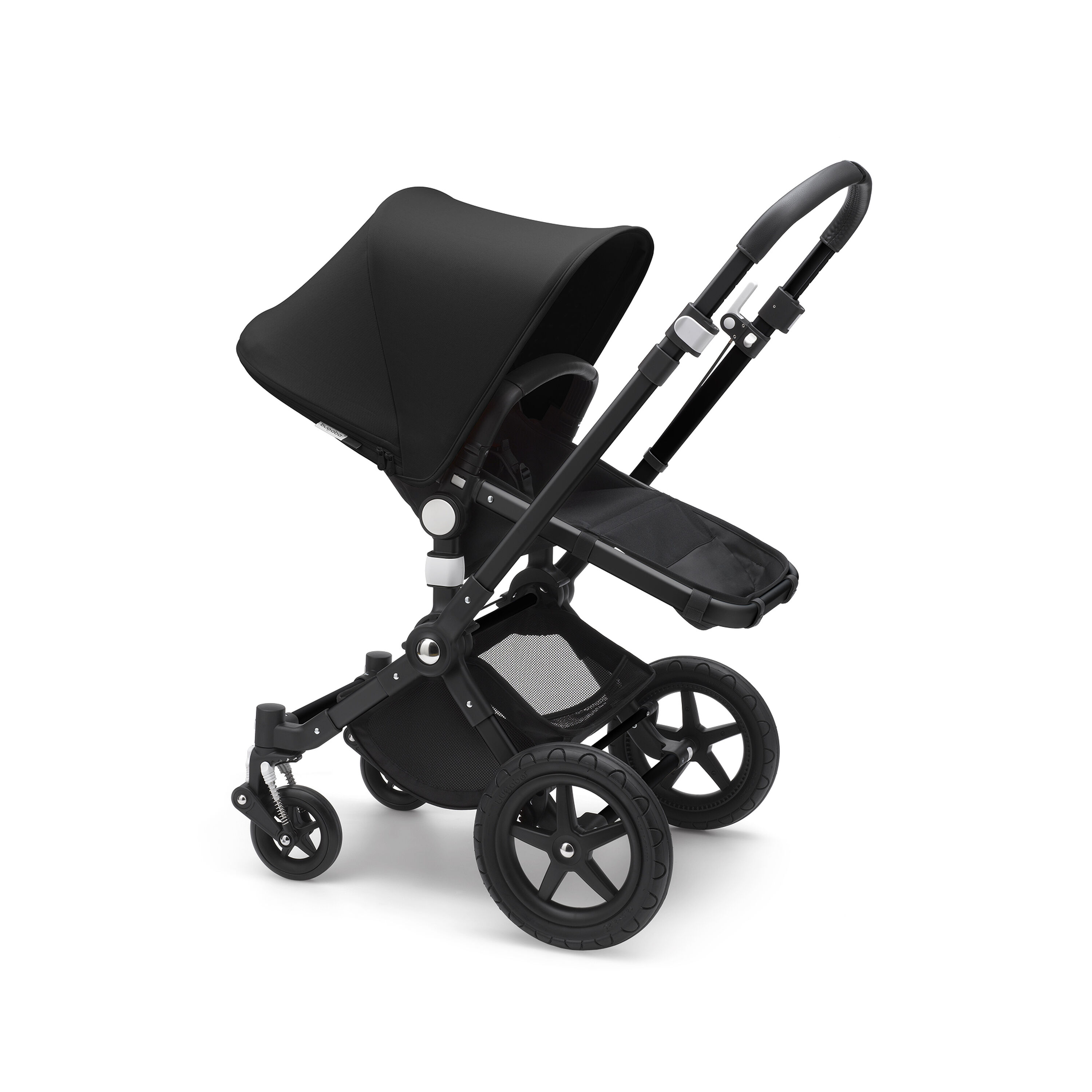 Bugaboo Cameleon 3 Plus seat and bassinet stroller black sun canopy, black fabrics, black base - Main Modal Image Slide 2 of 3