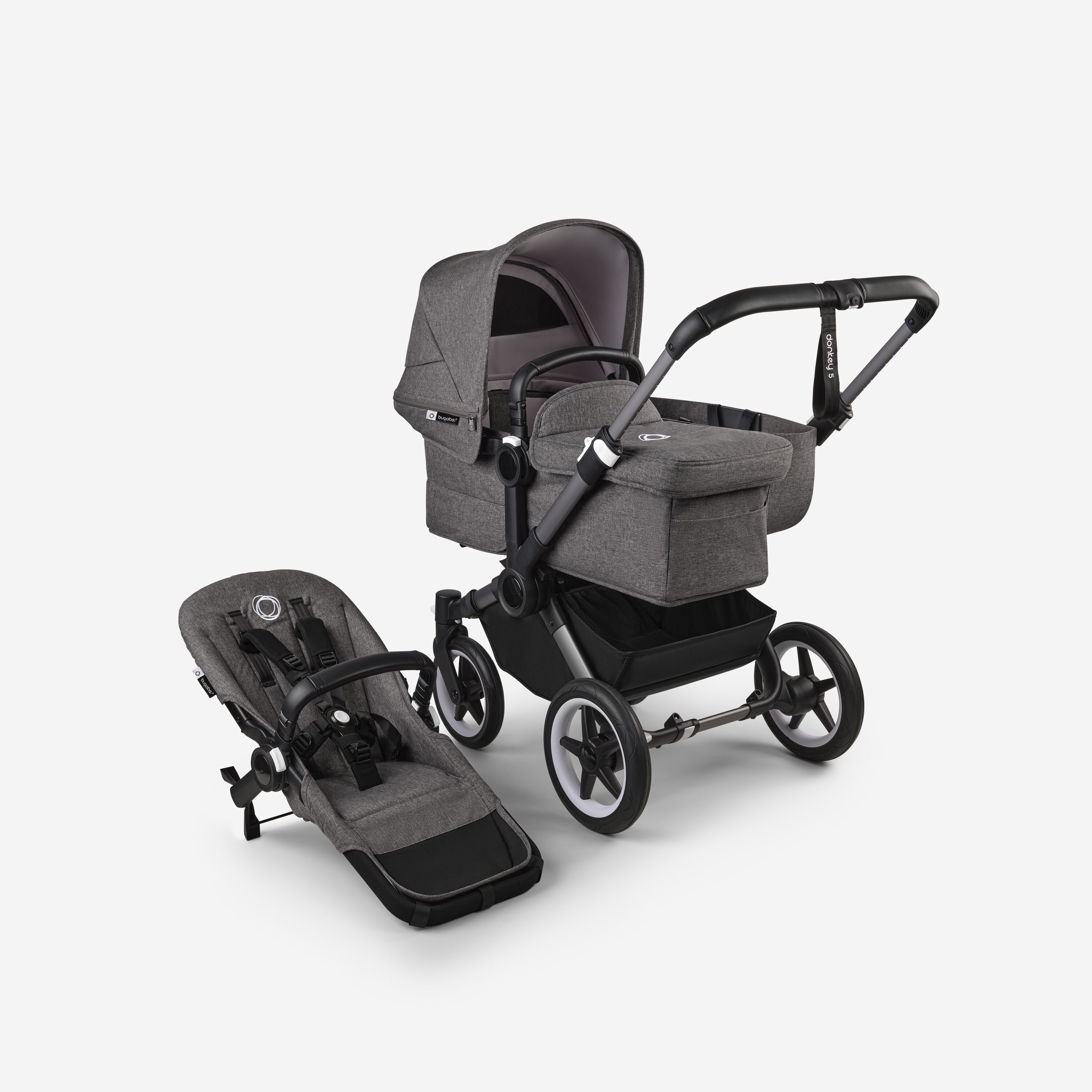 2 seater stroller wagon WonderFold W2 Elite Pro Wagon, Aluminum Frame, Seater, Gray voya stroller wagon the shock STUTTERHEIM Rain Rolltop - Size:6T Topless