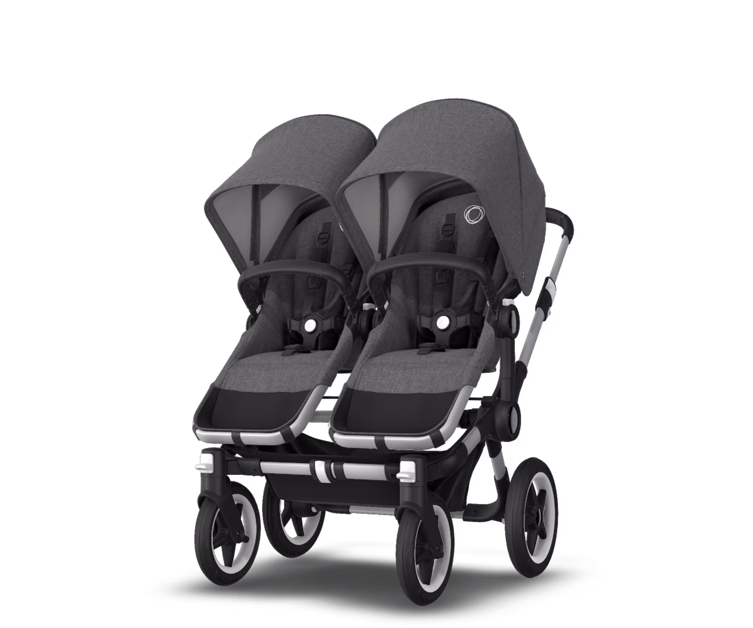 US - Bugaboo D3T stroller bundle aluminum grey melange grey melange - Main Modal Image Slide 4 of 6