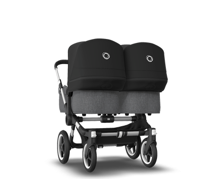 US - Bugaboo D3T stroller bundle aluminum grey melange black