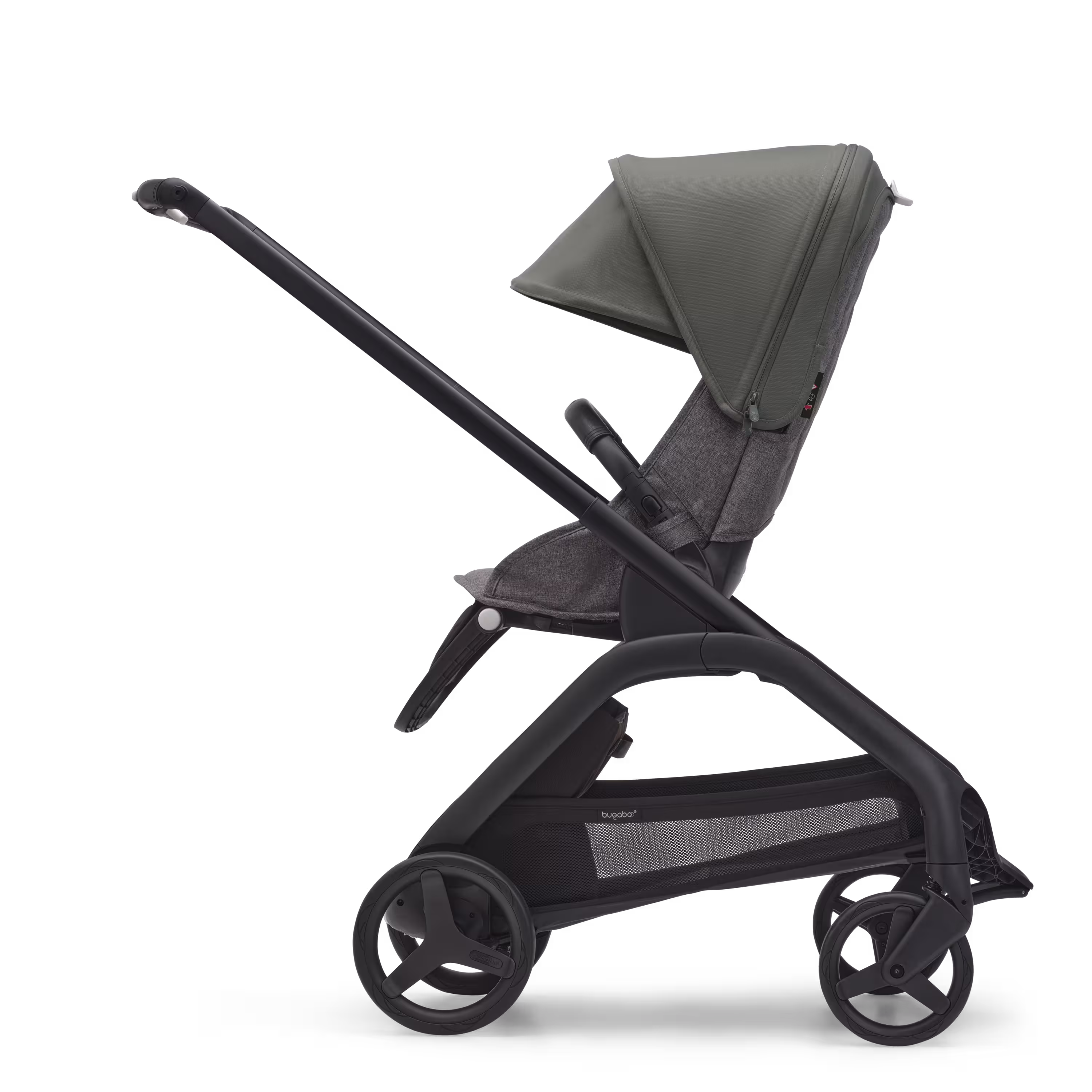 Bugaboo Dragonfly seat/bassinet complete US BLACK/FOREST GREEN-FOREST GREEN - Main Modal Image Slide 2 of 10