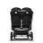 Bugaboo Donkey 3 Twin travel system black sun canopy, black fabrics, aluminium base - Thumbnail Slide 14 of 15
