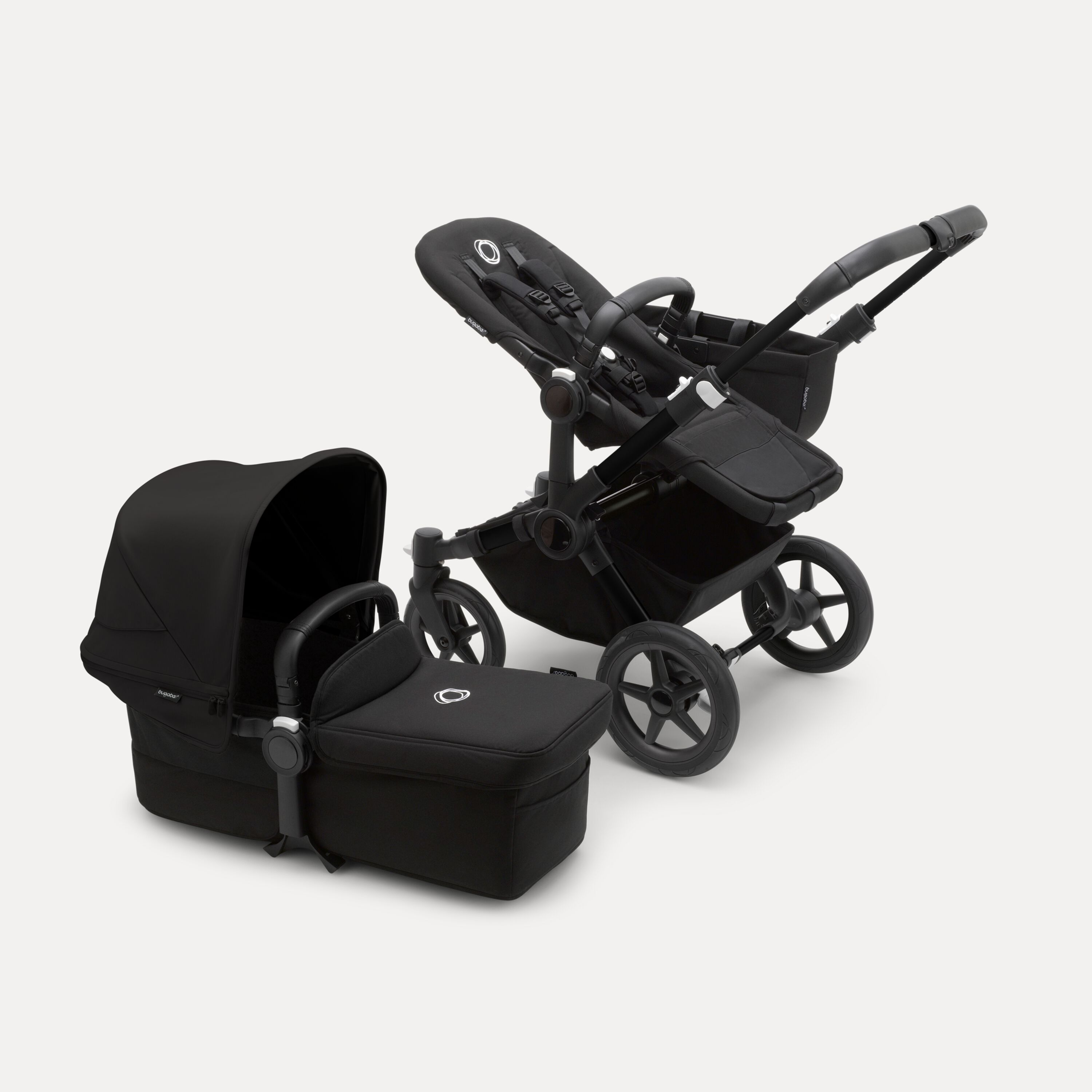 Refurbished Bugaboo Donkey 5 Mono complete BLACK/MIDNIGHT BLACK-MIDNIGHT BLACK - Main Modal Image Slide 3 of 8