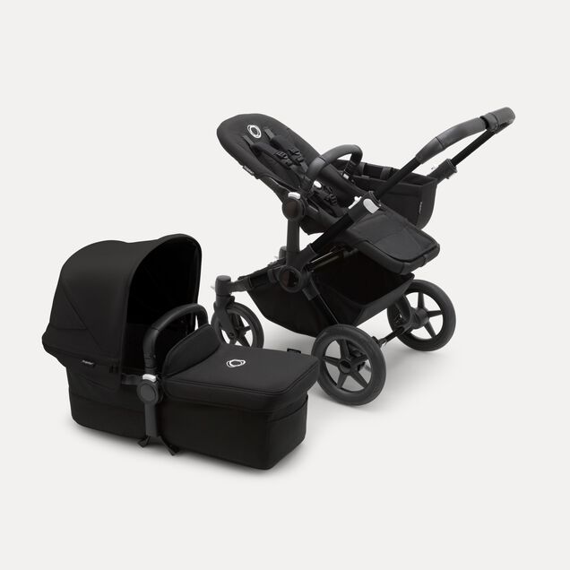 Refurbished Bugaboo Donkey 5 Mono complete BLACK/MIDNIGHT BLACK-MIDNIGHT BLACK - Main Image Slide 3 of 8