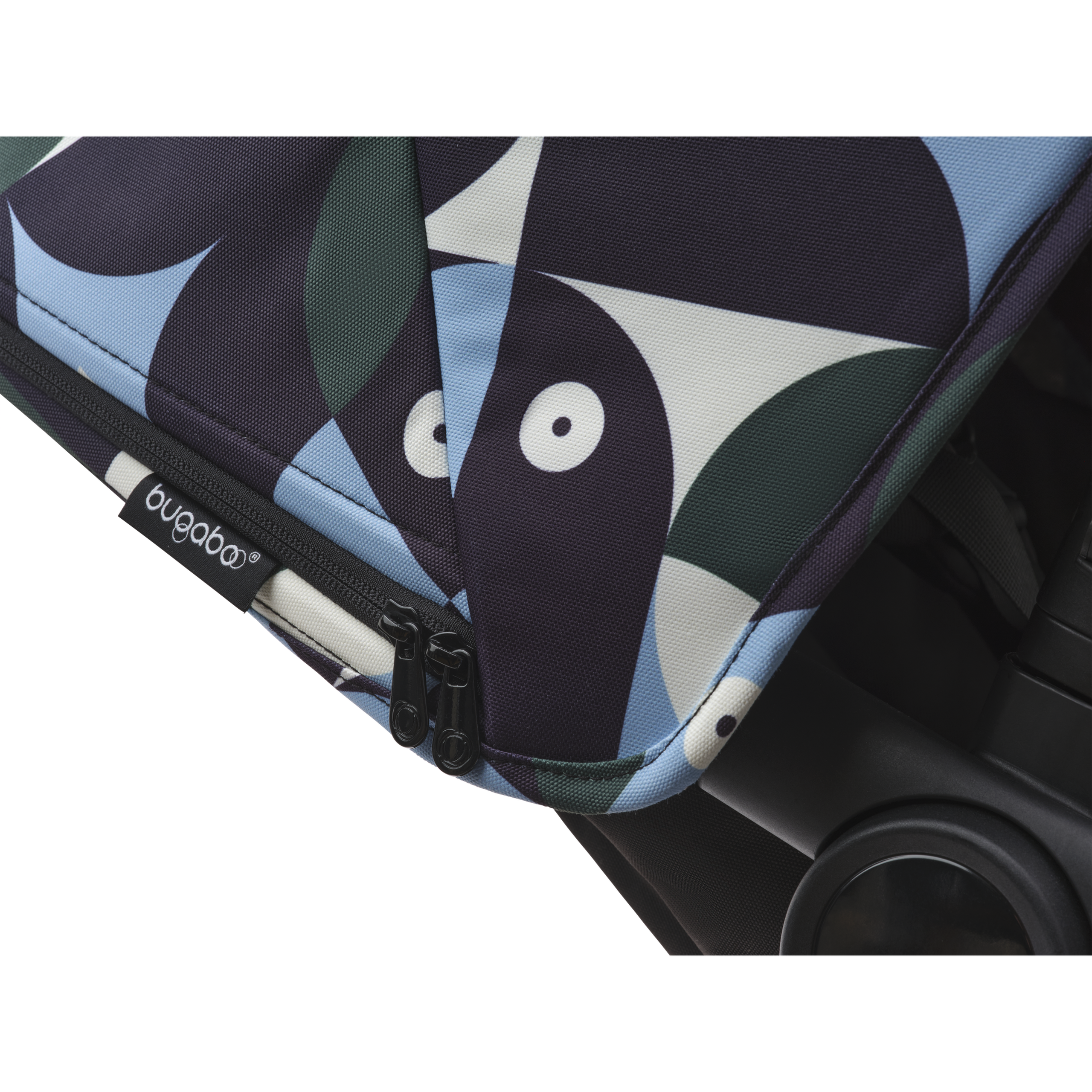 Bugaboo Fox 3 sun canopy Animal Explorer GREEN/ LIGHT BLUE - Thumbnail Slide 5 of 7