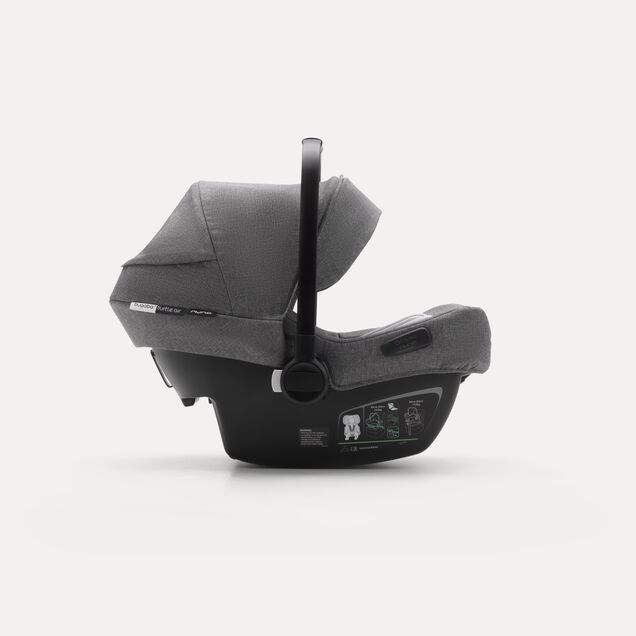 Bugaboo Bee 5 travel system grey melange sun canopy, grey melange fabrics, aluminium base - Main Image Slide 13 of 18