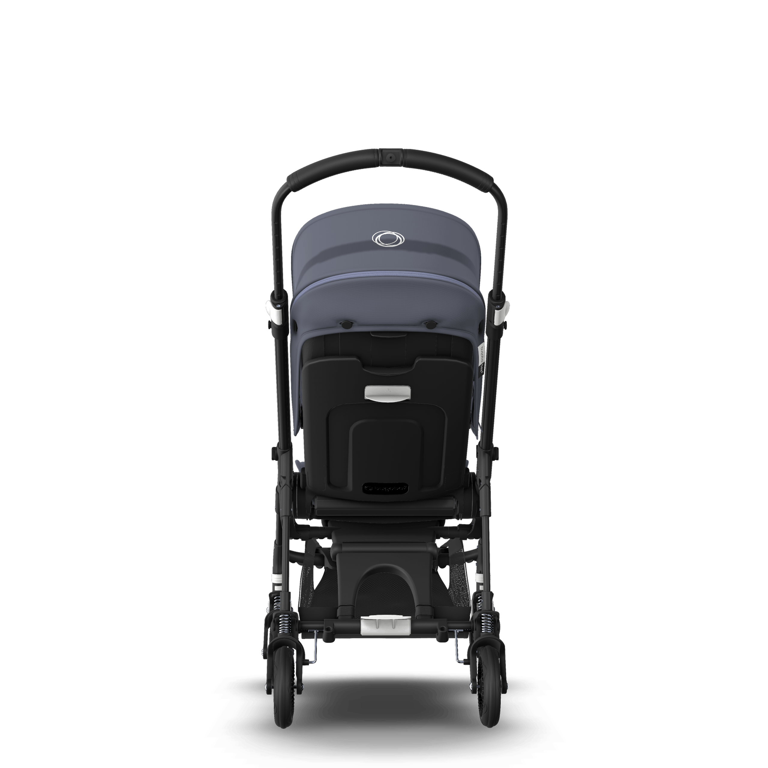 Bugaboo Bee 5 seat stroller steel blue sun canopy, steel blue fabrics, black base - Thumbnail Slide 3 of 6