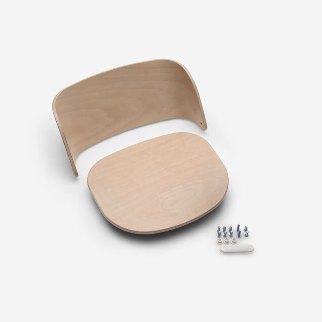 Bugaboo Giraffe seat & back rest NEUTRAL WOOD - Main Image Slide 1 of 2