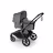 Bugaboo Kangaroo 2-in-1 stroller black base, moon grey fabrics, moon grey sun canopy - Thumbnail Slide 3 of 18