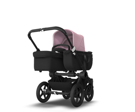 US - Bugaboo D3M stroller bundle black black soft pink