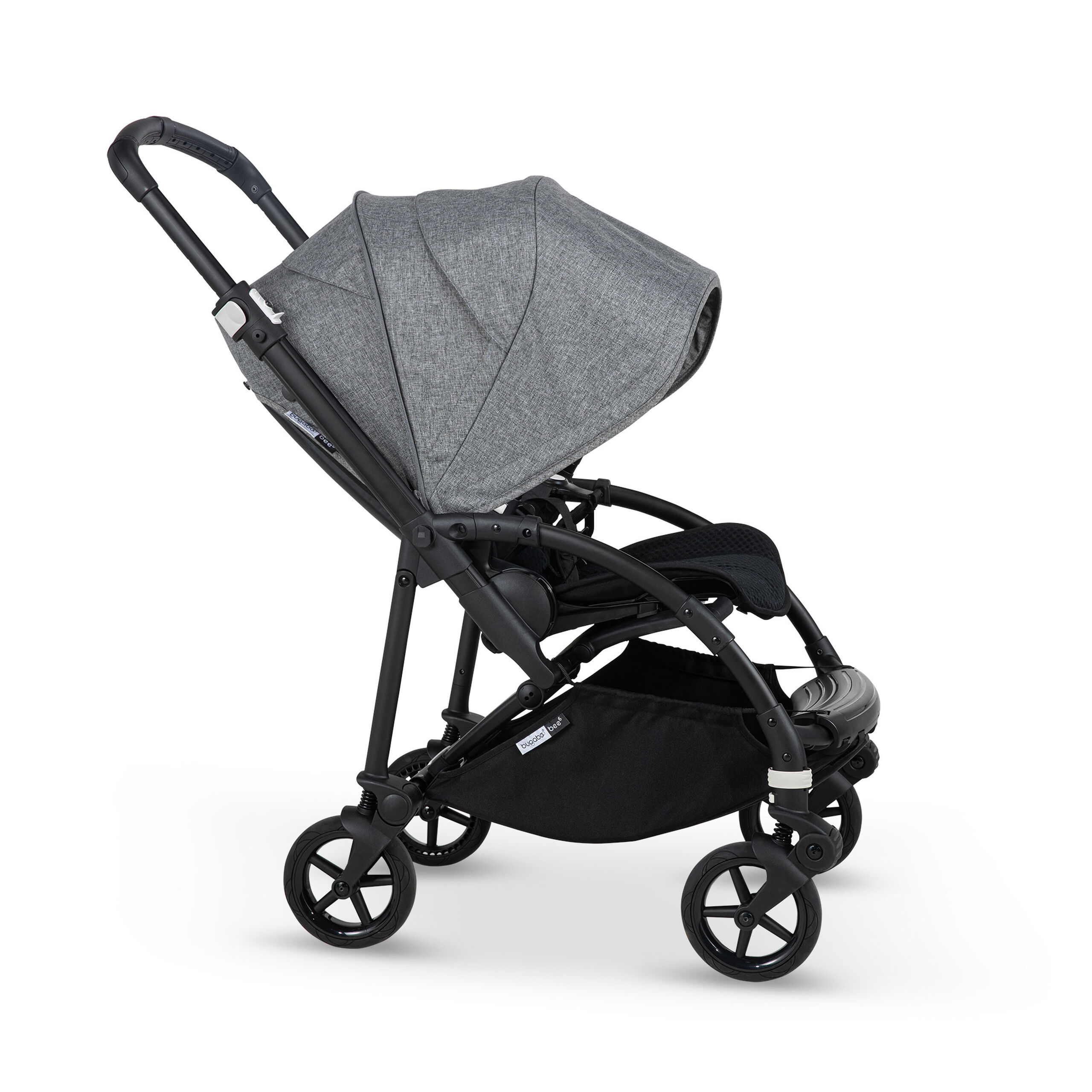 Refurbished Bugaboo Bee6 sun canopy GREY MELANGE - Thumbnail Slide 5 of 23