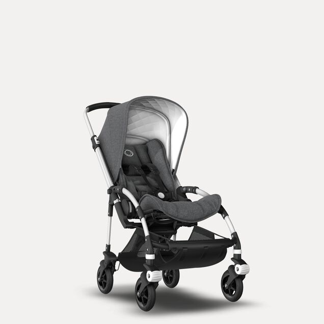 Bugaboo Bee5 Classic complete ALU/GREY MELANGE - Main Image Slide 1 of 6