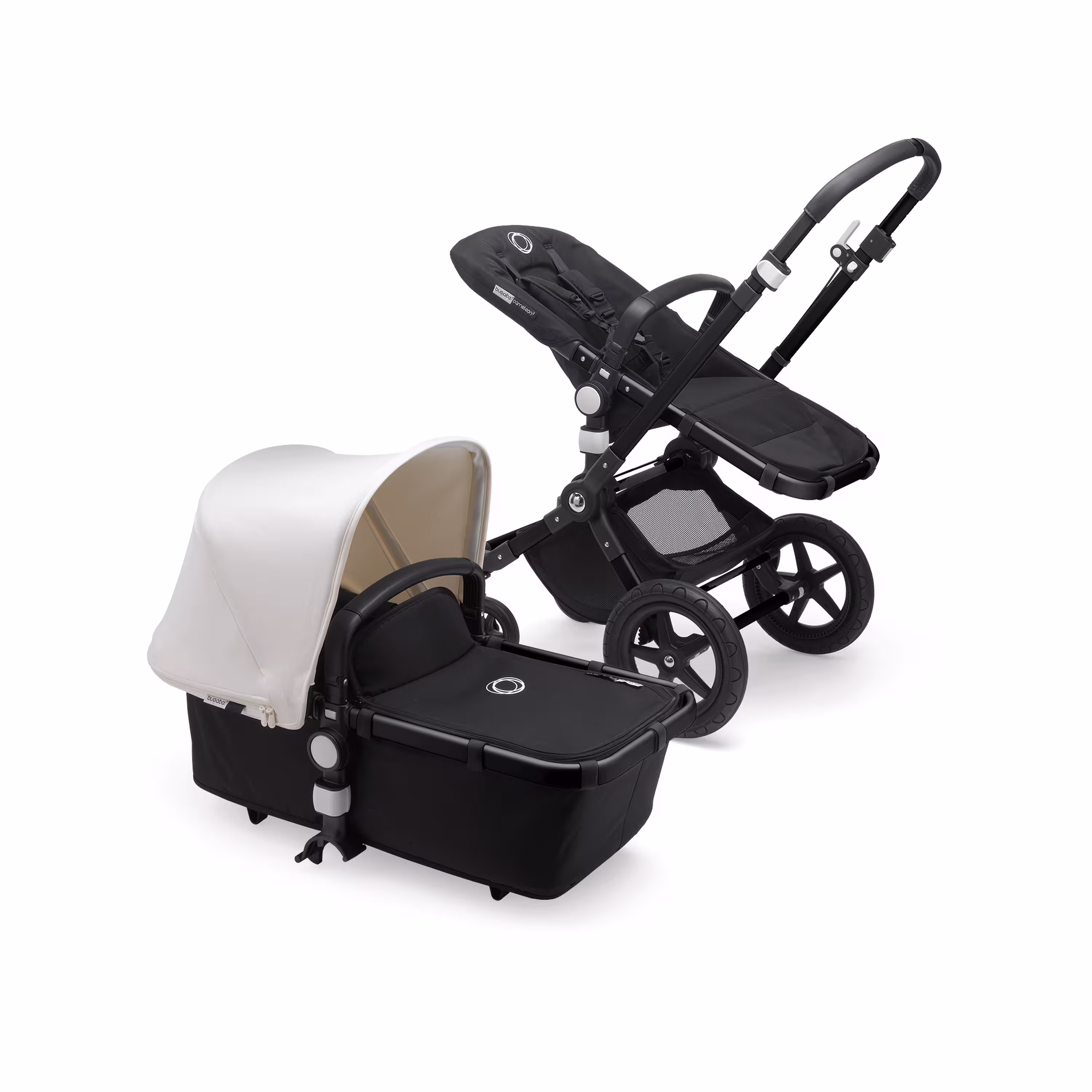 Refurbished Bugaboo Cameleon3plus complete BLACK/BLACK-FRESH WHITE - Main Modal Image Slide 3 van 3