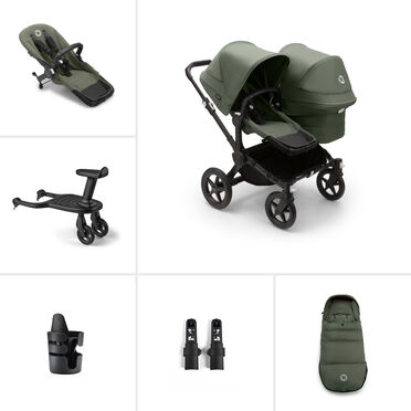 Bugaboo Donkey 5 Duo Essential stroller bundle (with wheeled board)