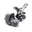Bugaboo Cameleon 3 Plus seat and carrycot pushchair grey melange sun canopy, grey melange fabrics, aluminium base - Thumbnail Slide 3 of 3