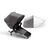 Bugaboo Donkey 3 duo extension complete | ALU/GREY MELANGE-GREY ME - Thumbnail Slide 1 of 2
