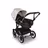 Bugaboo Donkey 5 Mono 2-in-1 stroller graphite base, midnight black fabrics, misty white sun canopy - Thumbnail Slide 2 of 11