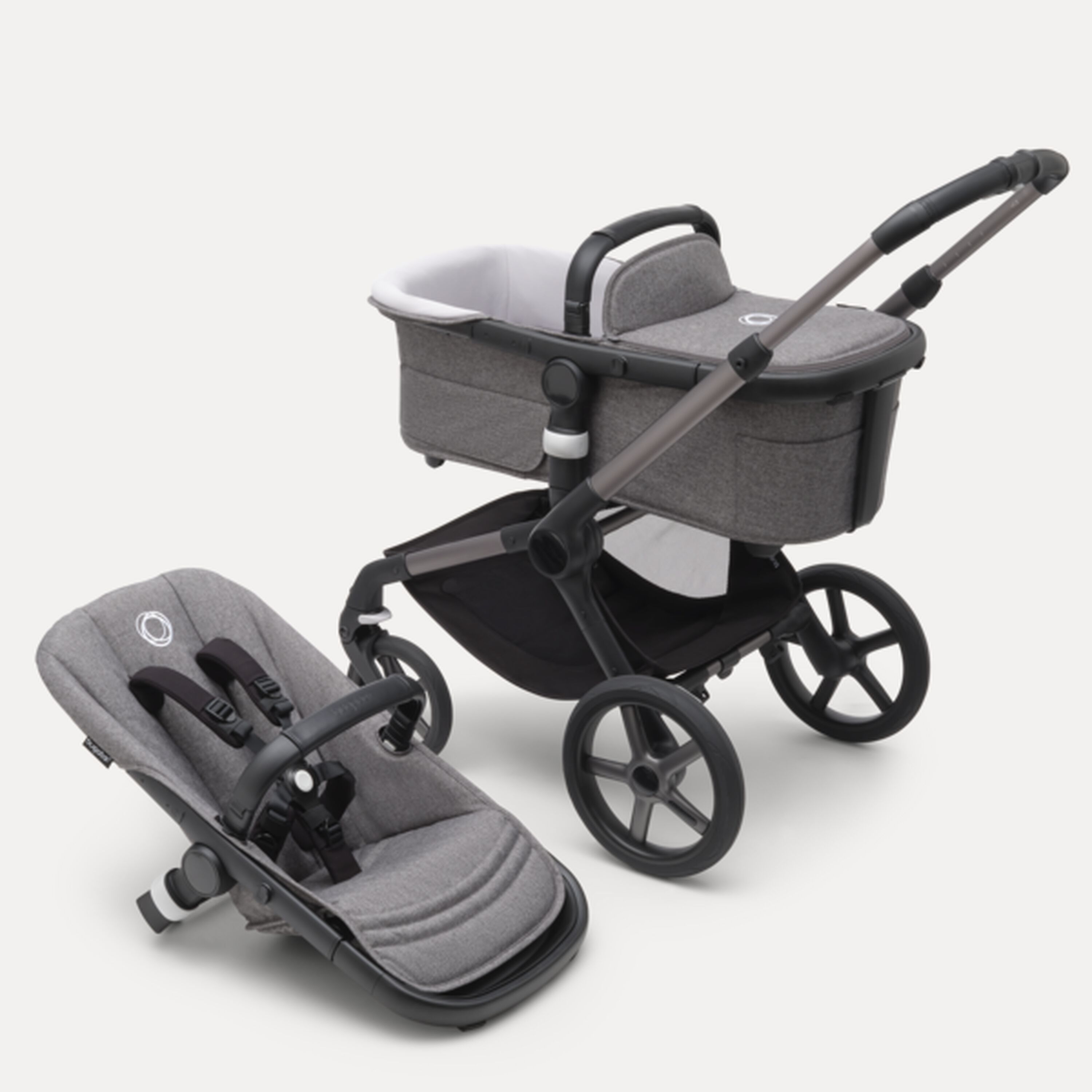 Bugaboo Fox 5 base UK GRAPHITE/GREY MELANGE - Main Modal Image Slide 1 of 1