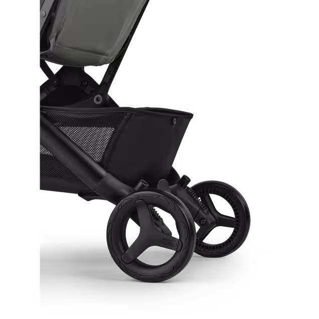 Bugaboo Butterfly 2 travel stroller black base, dusty pink fabrics, dusty pink sun canopy  - Main Image Slide 6 of 8