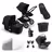 Bugaboo Fox 3 Ready to go bundle black sun canopy, black fabrics, black base - Thumbnail Slide 1 of 7