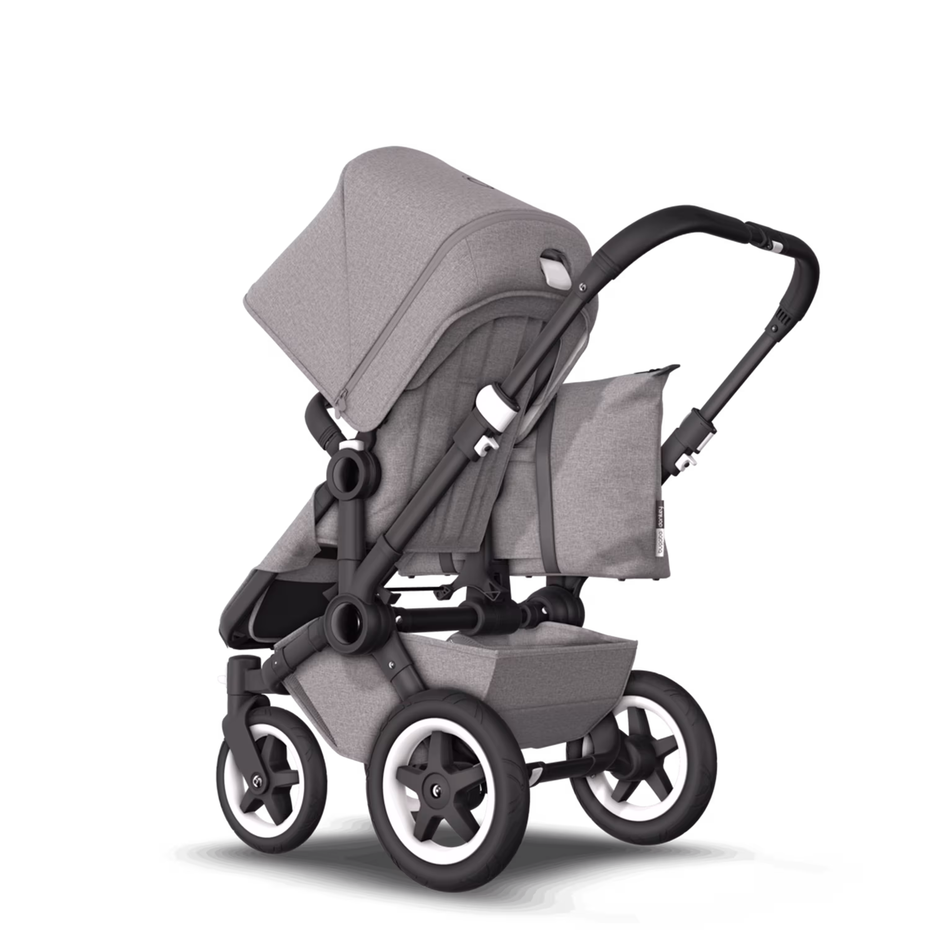 Refurbished Bugaboo Donkey2 Mono complete BLACK/MINERAL LIGHT GREY - Main Modal Image Slide 7 of 14