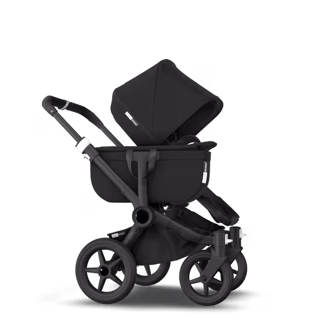 Bugaboo Donkey 3 Mono travel system black sun canopy, black fabrics, black base - Main Image Slide 10 of 16