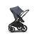 Bugaboo Fox 2 travel system steel blue sun canopy, steel blue fabrics, black base - Thumbnail Slide 7 of 15