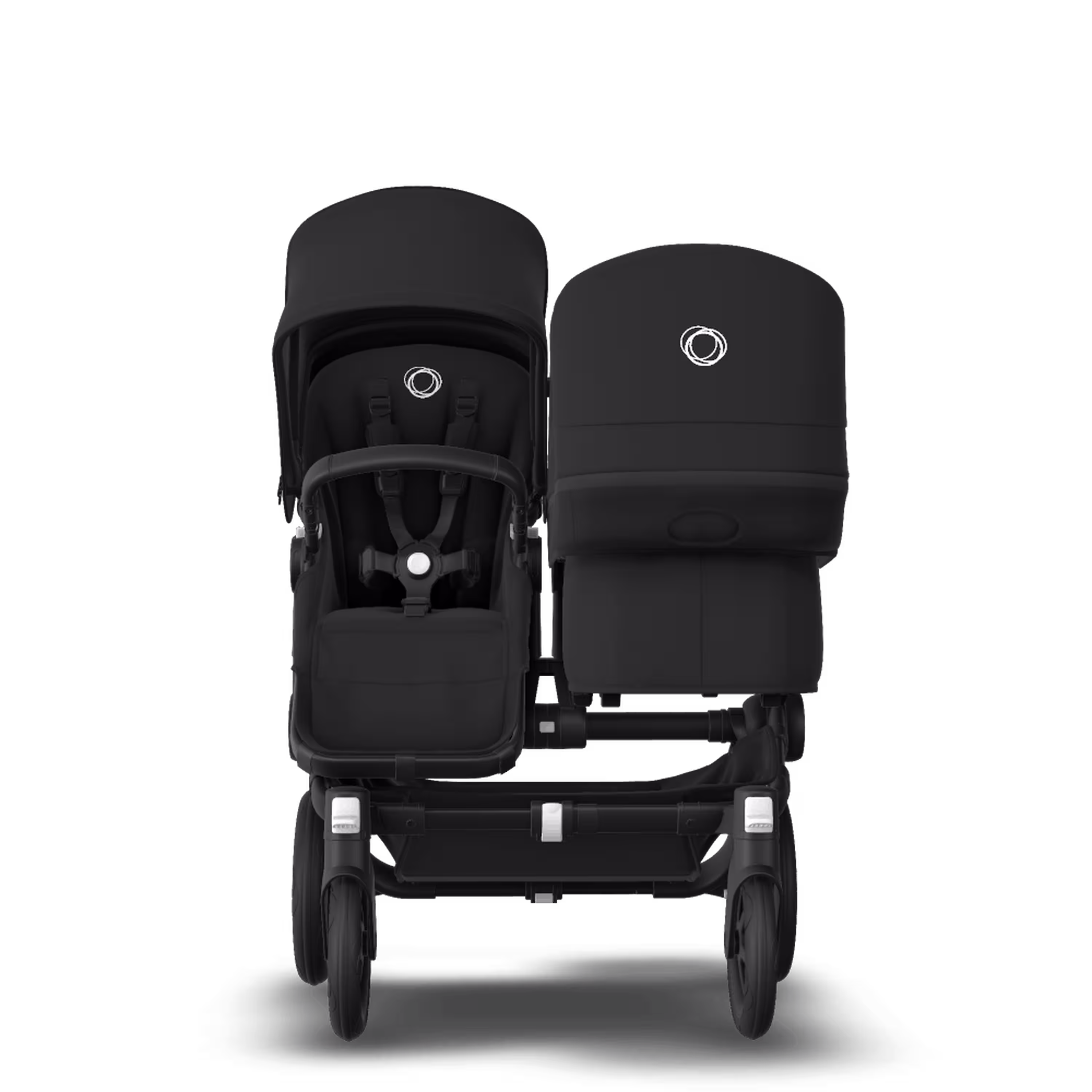 Bugaboo Donkey 3 Duo Black sun canopy, black seat, black chassis - Main Modal Image Slide 2 of 6