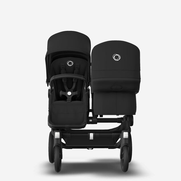 Bugaboo Donkey 3 Duo Black sun canopy, black seat, black chassis - Main Image Slide 2 of 6