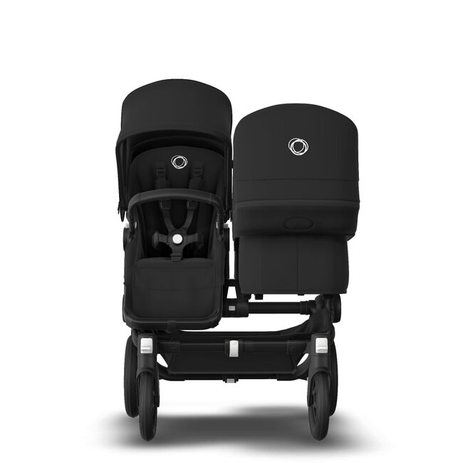 Bugaboo Donkey 3 Duo Black sun canopy, black seat, black chassis - Main Image Slide 2 of 6