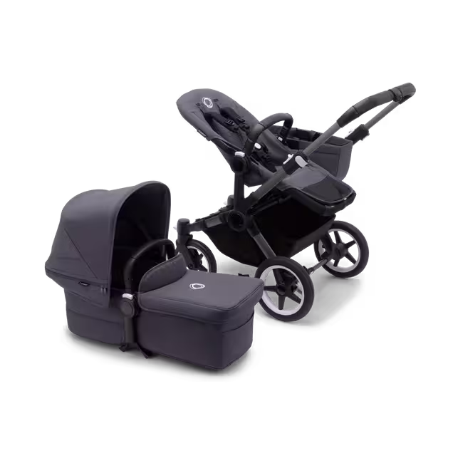 Bugaboo Donkey 5 Mono complete GRAPHITE/STORMY BLUE-STORMY BLUE - Main Image Slide 2 of 10