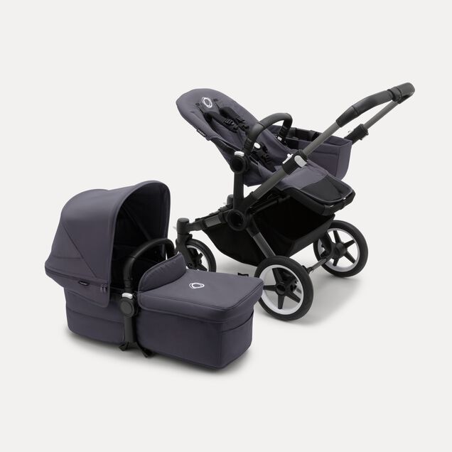Bugaboo Donkey 5 Mono complete GRAPHITE/STORMY BLUE-STORMY BLUE - Main Image Slide 2 of 10