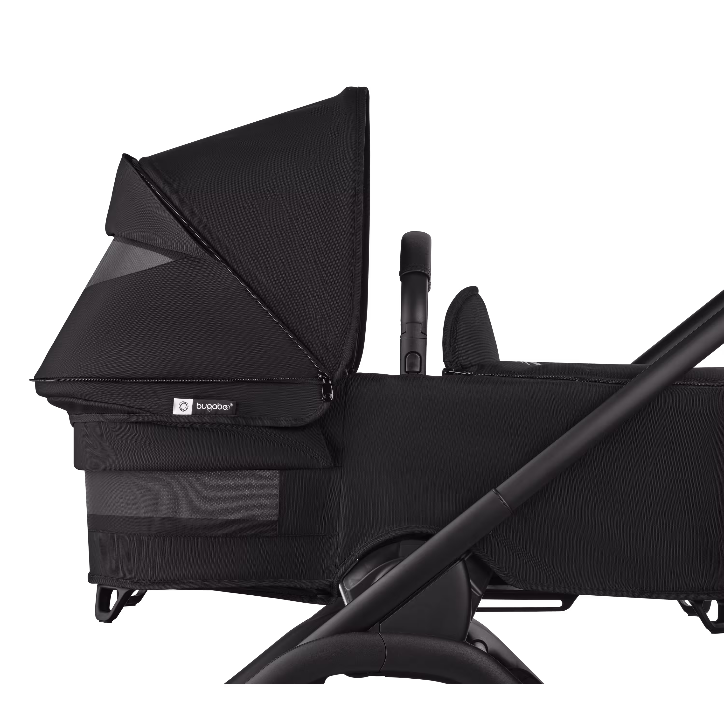 Bugaboo x Konges SlØjd limited edition Dragonfly Plus 2-in-1 pushchair black base, dusty pink fabrics, dusty pink sun canopy - Main Modal Image Slide 8 of 10
