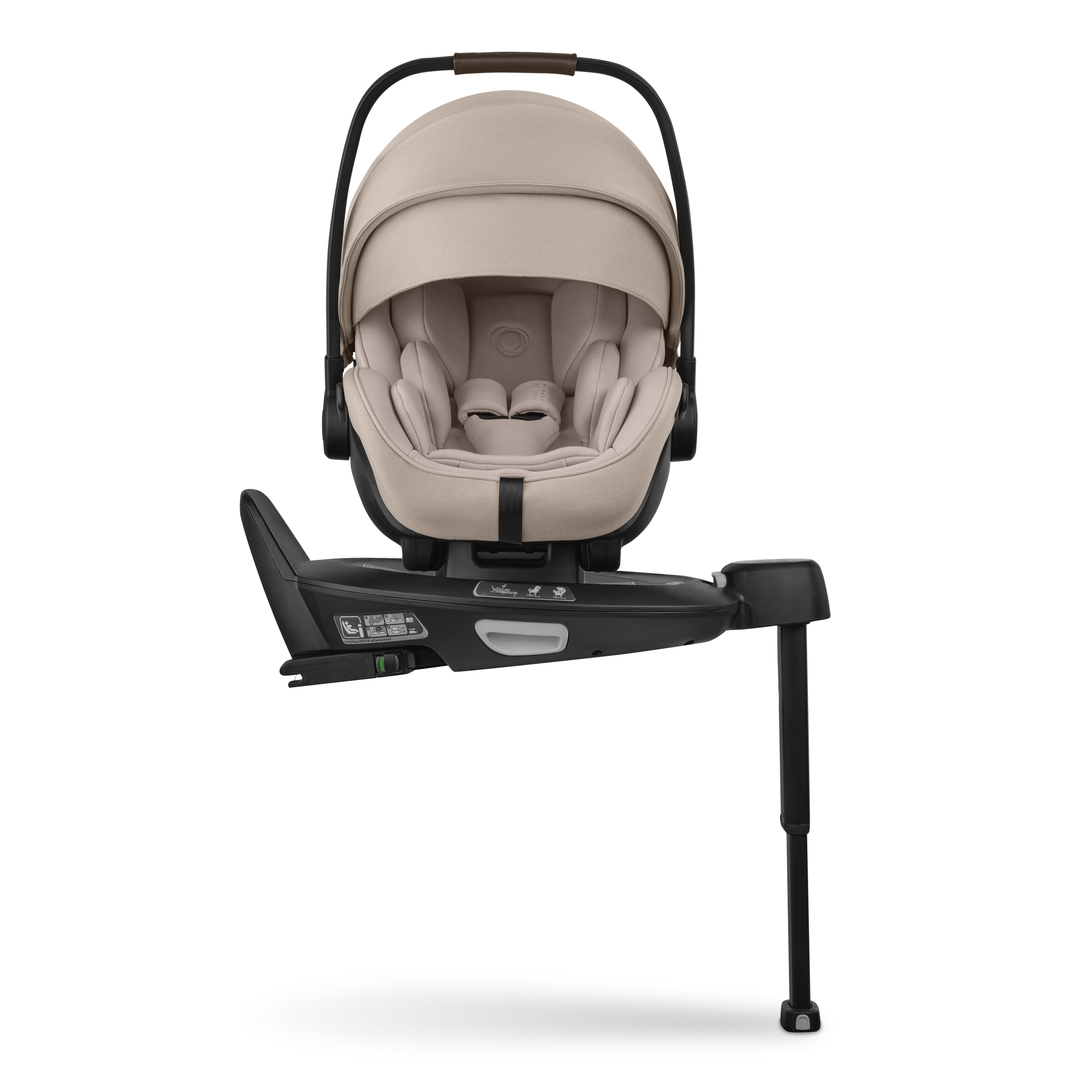 Bugaboo Otter with 360 ISOFIX Base by Nuna Desert taupe melange - Thumbnail Slide 3 of 6