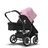 US - D2D stroller bundle black, black, soft pink - Thumbnail Slide 3 of 3